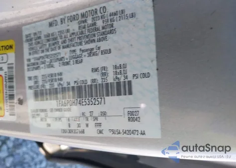2014 Ford Fusion Se from USA, damaged, VIN 1FA6P0H74E5352571